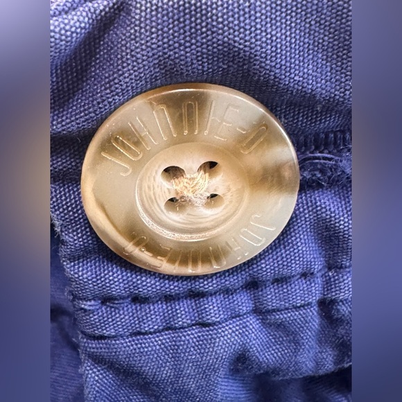 Johnnie O Shorts Mens Size 34X10 Blue Chino Golf 100% Cotton Flat Front Classic - Picture 11 of 11